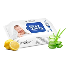 Soft Cleansing Baby Wet Wipes (Pack of 1) 72 Wipes